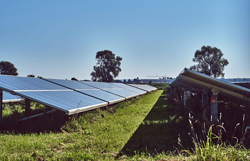 Ground-mounted solar panels 3