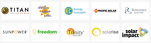 Pictured are some of the companies Nuance Energy caters to.