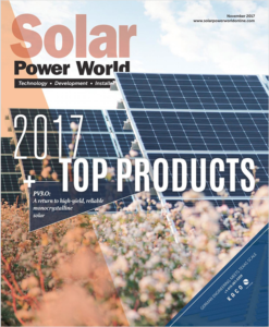 Osprey Honored as Top Product by Solar Power World Solar Racking